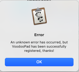 Voodoopad_registration_error